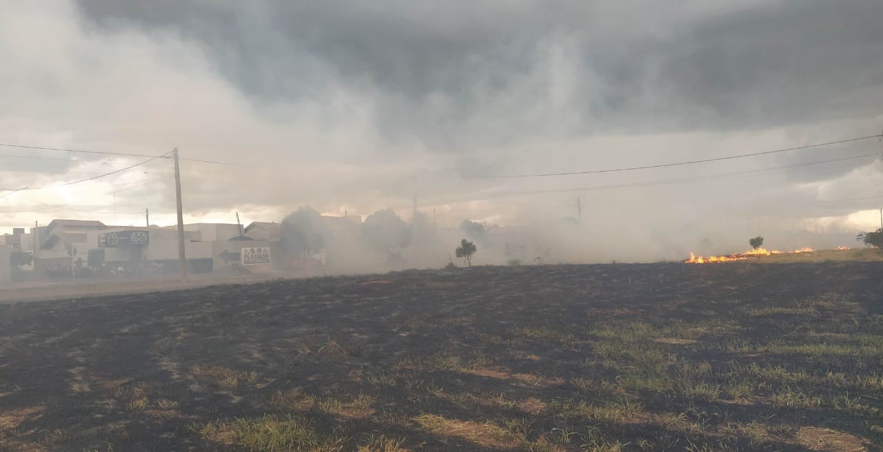 &Aacute;rea atingida pelo fogo - Foto: PMA/Divulga&ccedil;&atilde;o